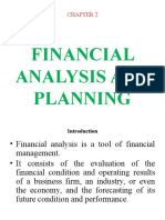 CHAPTER 2 FINANCIAL ANALYSIS AND PLANNING