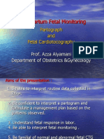 Partograph and CTG Intrapartum Fetal Monitoring