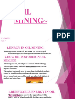 Oil Mining and Climate