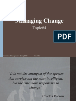 Topic#4 Managing Change - Part 1