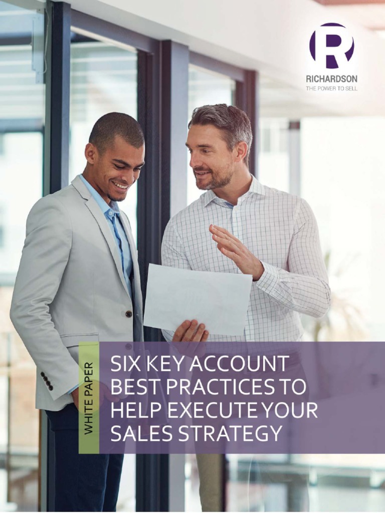 6 Account Management Best Practices For Sellers PDF Sales