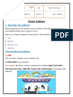 ICT Target Audience B2 G7 W2
