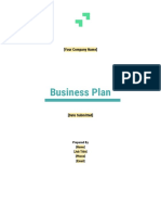 Sample Information Technology Business Plan Template