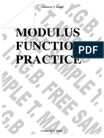 Modulus Function Practice