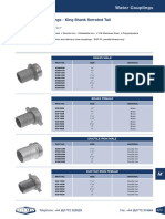 Lugged Water Couplings - King Shank Serrated Tail