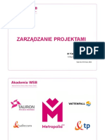 Zarządzanie Projektami - Wykład - 1 I 2