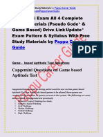  Capgemini Exam All 4 Complete Study Materials 