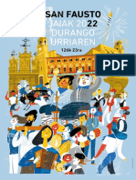 Programa Fiestas de Durango 2022 San Faustos