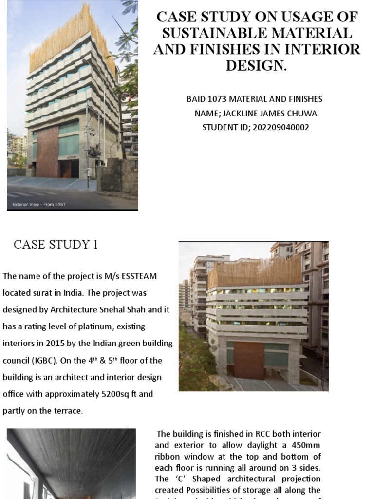 Sustainable Materials in Interior Design | PDF | Bamboo | Door