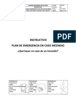 I-Sig-002 Plan de Emergencia en Caso de Incendio