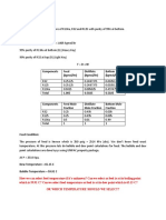 Column Pressure Selection