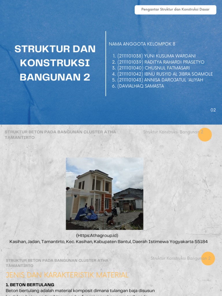 Struktur dan Konstruksi Bangunan 2 | PDF