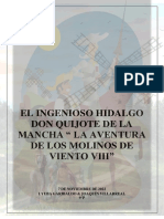 Don Quijote de La Mancha y Sancho Panza Final