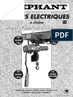 Palan Electrique Elephant Alpha Notice Utilisation Prolev 2