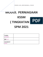 Modul Perniagaan KSSM (Tingkatan 5) SPM 2021: Nama KE Sasaran