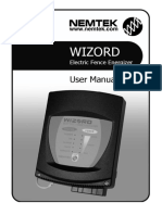 WIZORD Electric Fence Energizer User Manual