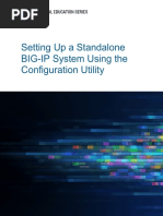 Setting Up A Standalone BIG-IP System Using The Configuration Utility