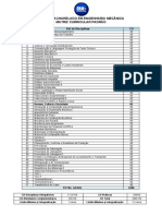 Grade Engenharia Civil UFMG, PDF, Engenharia Mecânica