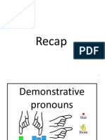 Demonstrative& Reflexive Pronouns