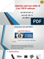 Introduction and Case Study of Lab VIEW Software