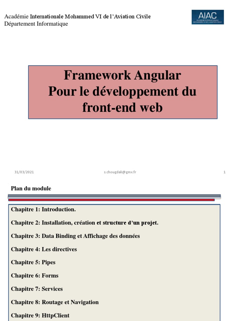 Guide complet sur Angular pour le front-end | PDF | Protocole de ...