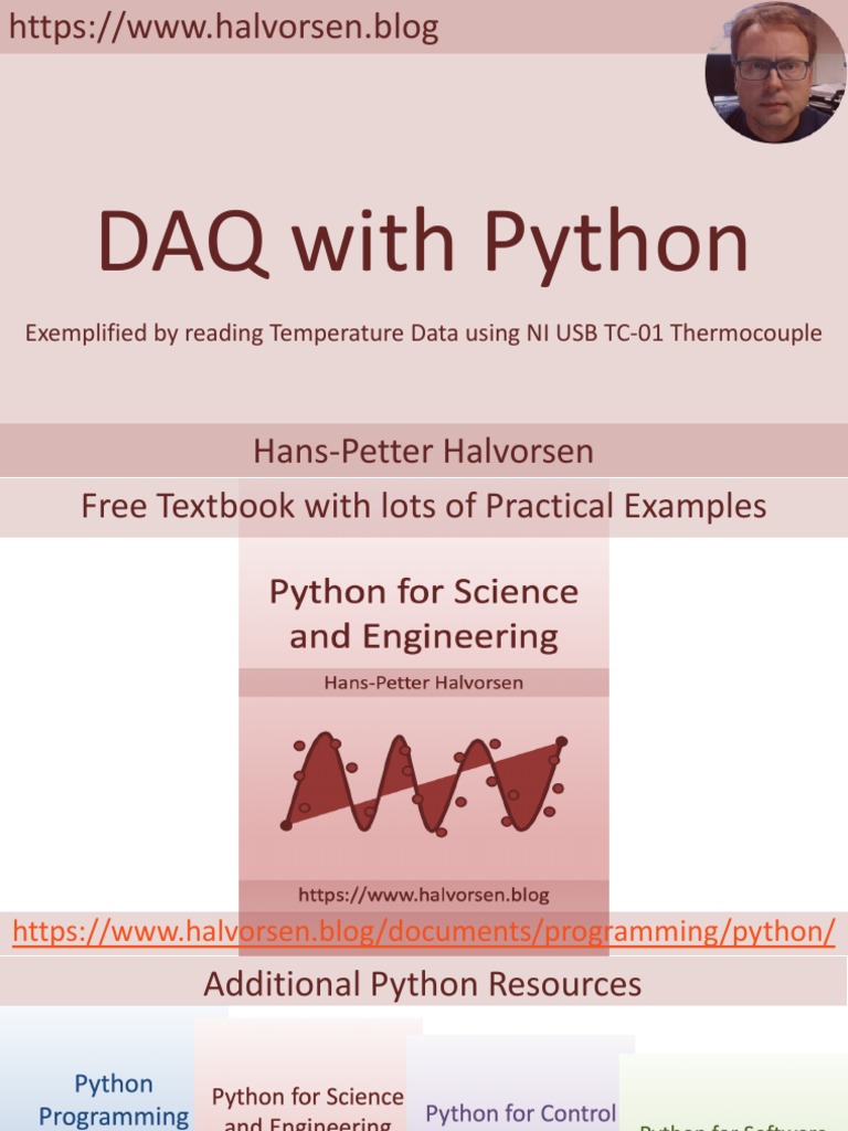 DAQ With Python | PDF | Data Acquisition | Thermocouple