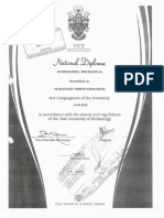 DM22 JRA Certificates