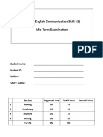 Komodo Dragon Exam - EL111 English Skills Test (1