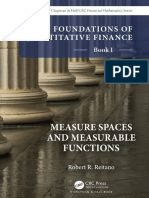 Measure Spaces and Measurable Functions - Reitano