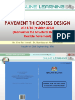 Pavement Thickness Design Procedure