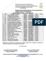 Lista Combos Lagunillas Octubre 2022