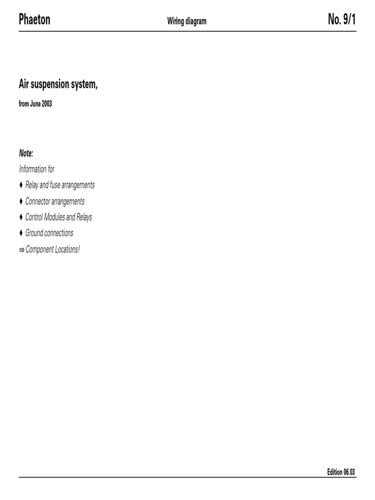 09 Air Suspension System | PDF | Electrical Connector | Transport