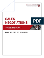 Sales Negotiations Free Report