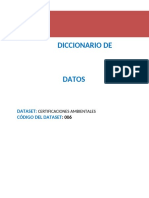 Diccionario - Certificaciones Ambientales