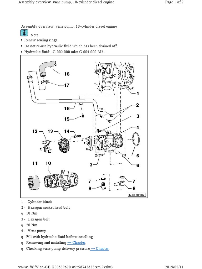 v10 Treg Power Steering Pump Overview | PDF | Business | Home & Garden