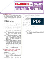 Actividades de Plan de Redacción para Quinto Grado de Secundaria