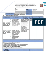 Sesion de Aprendizaje - 1°