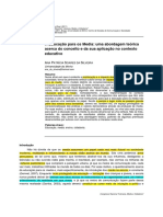 TEXTO 1. Silveira, A.P. (2011) «a Educação Para Os Media Uma Abordagem Teórica Acerca Do Conceito e Da Sua Aplicação No Contexto Educativo»