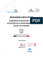 Informe Ejecutivo - Diagnóstico Nacional Situación de La RS