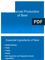 Commercial Production of Beer