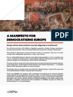 DiEM25 Manifesto 2022 Simplified