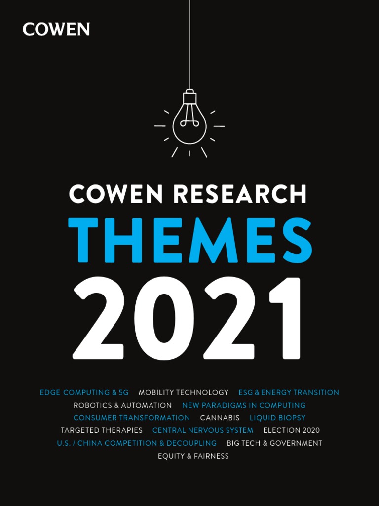 Cowen Research Themes 2021 PDF