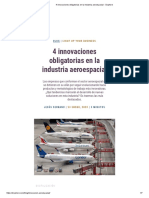 4 Innovaciones Obligatorias en La Industria Aeroespacial - Sixphere