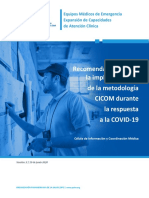 Implementacion Metodologia CICOM COVID 19 v2