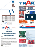Trax Tool Product Catalogue