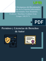 Permisos y Licencias de Derechos de Autor