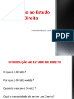 Introdução ao estudo do direito: conceitos básicos e história resumida