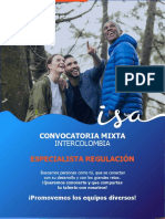 CONVOCATORIA MIXTA ESPECIALISTA REGULACIÓN