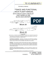 Functional Check Flight Usaf 1C-26 (R) B-6CF-1