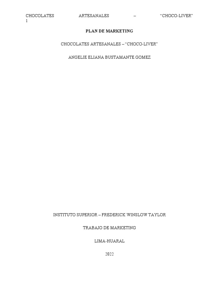 Plan de Marketing | PDF | Marketing | Marca